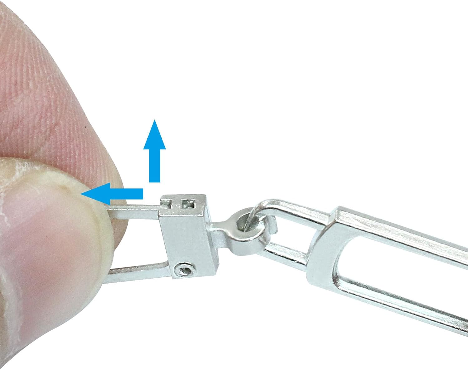 10 PCS Silver Luggage Zipper Pull Replacement