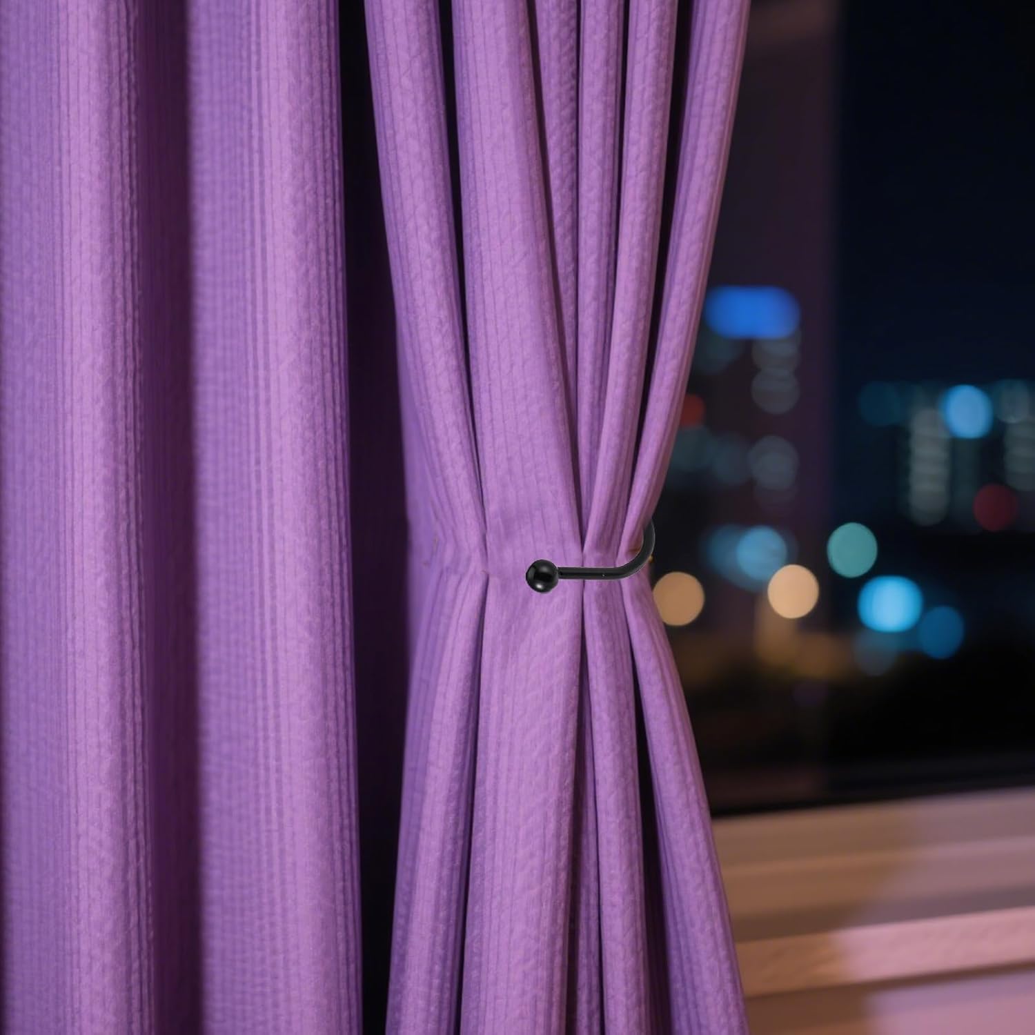 8 Pcs Metal Curtain Holdbacks