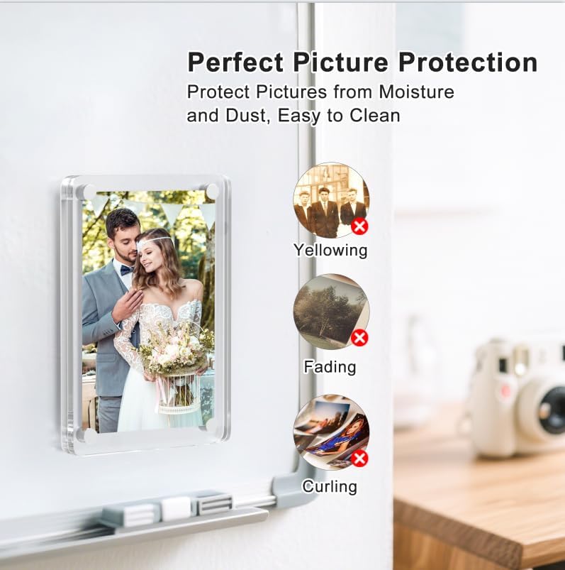 Magnetic Picture Frames for Refrigerator