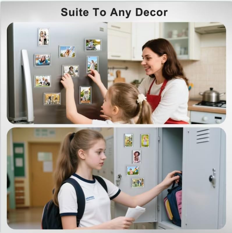 Magnetic Picture Frames for Refrigerator