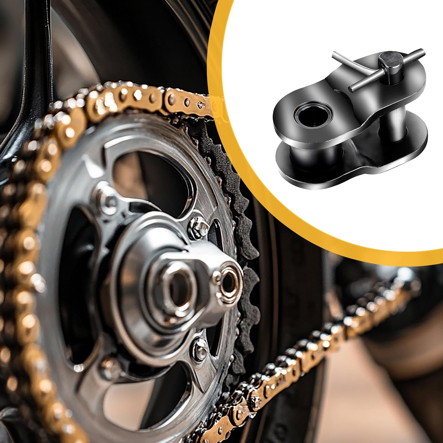 8 Pcs 420 Chain Roller Chain Offset Link 420 Chain Master Link