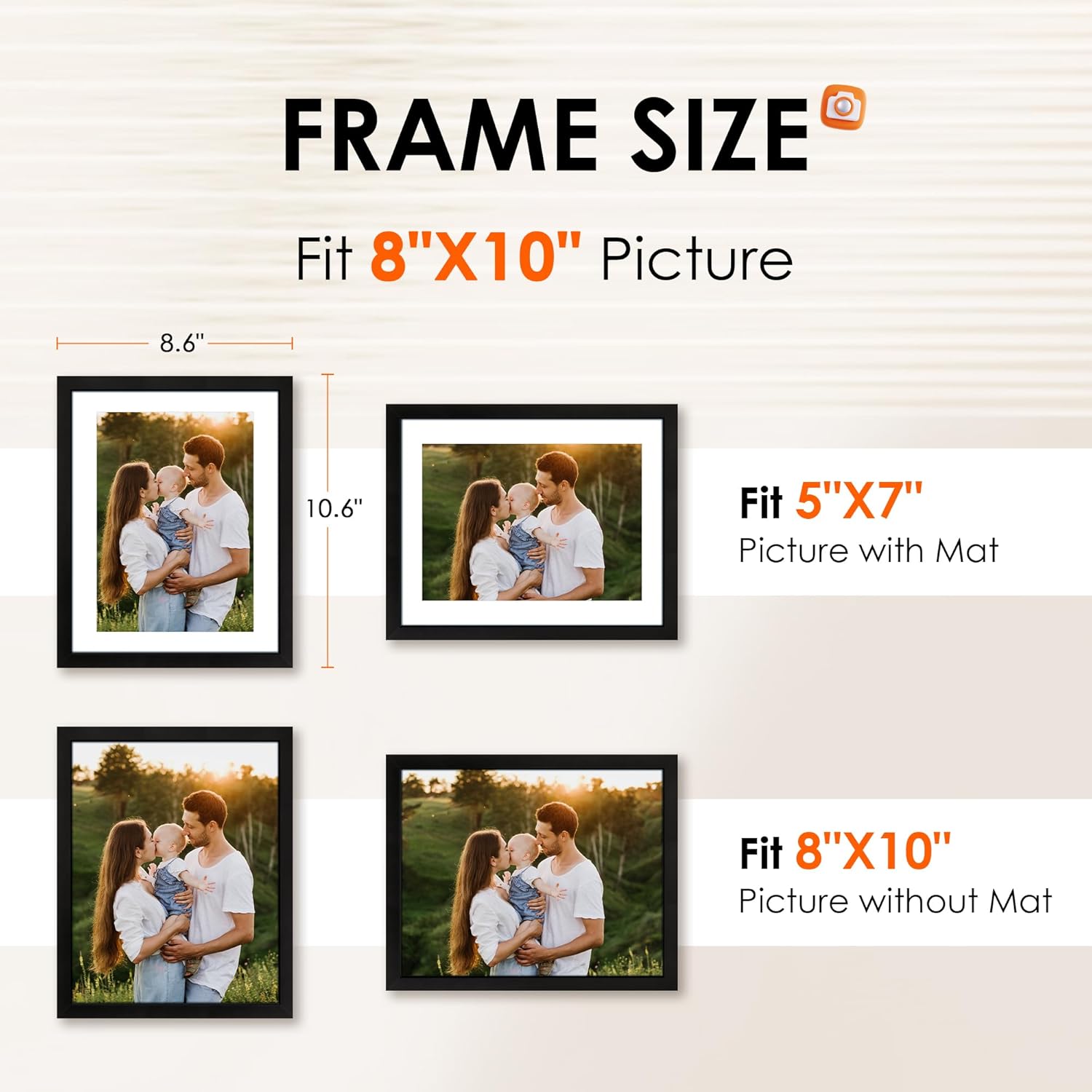 8x10 Picture Frame 1 Pack
