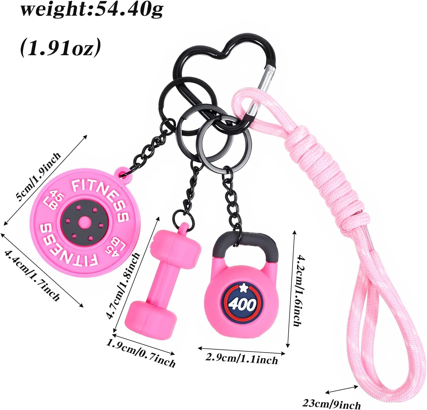 Fitness Keychain for Women Fitness Keychain for Women