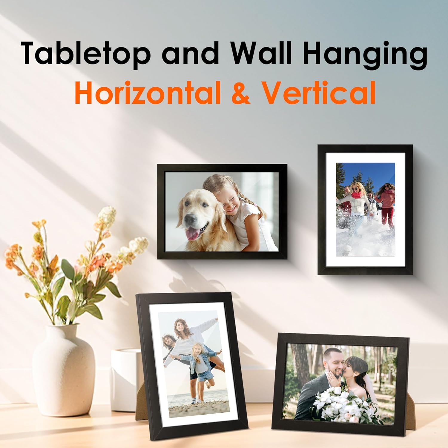 5x7 Picture Frame Set of 2 & 8x10 Picture Frame Set of 2