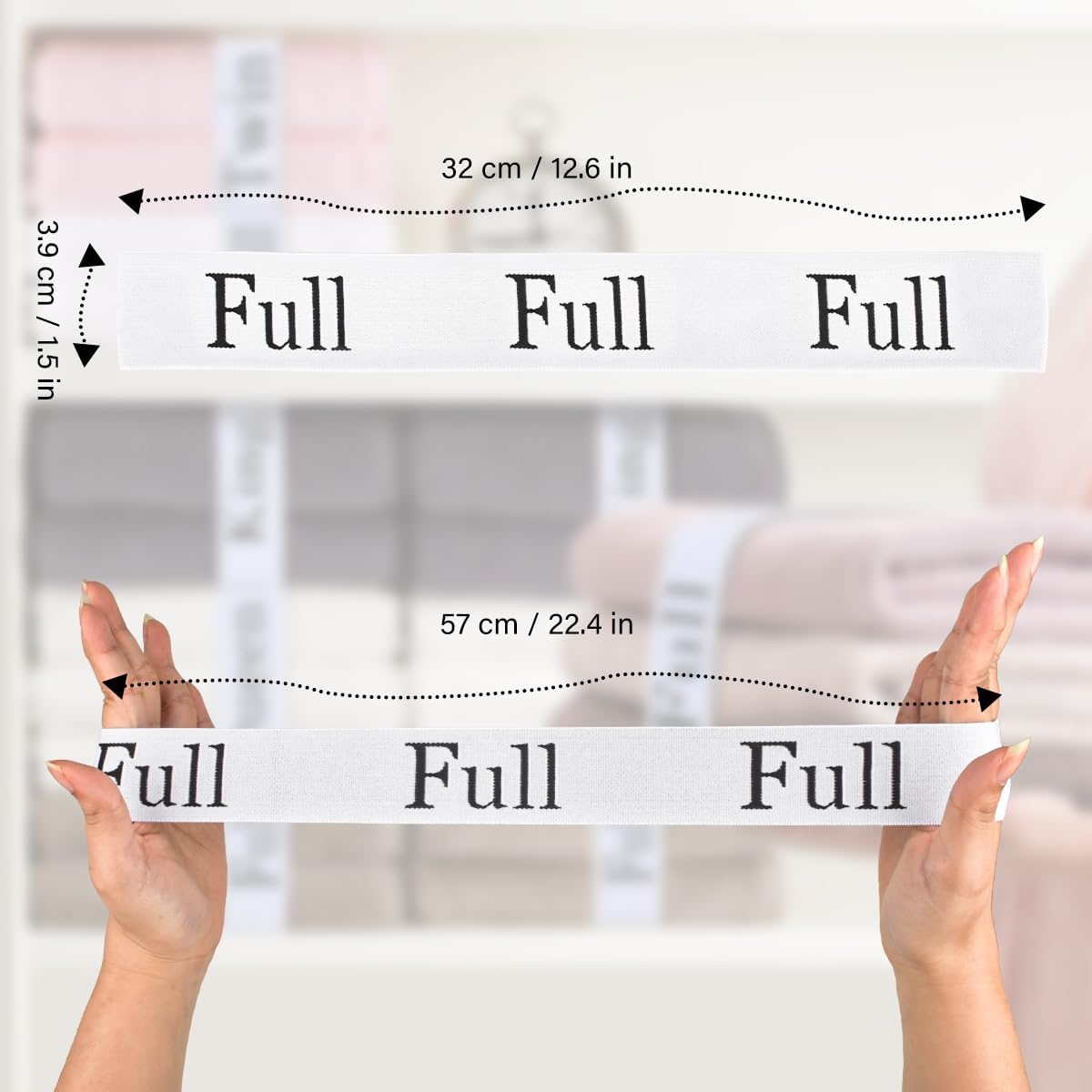 CONLI 8 Pack Bed Sheet Organizer Straps Sheet Organizer Bands for Closet