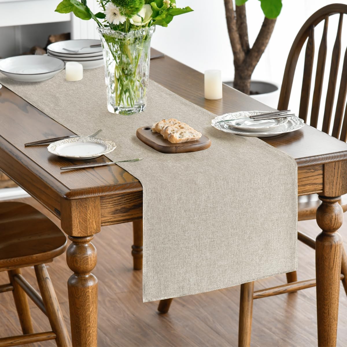 Light Brown Table Runner