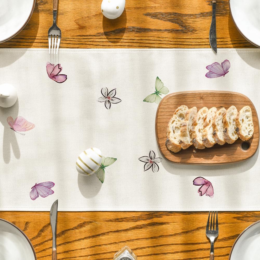 Daisy Bunny Rabbit Easter Table Runner