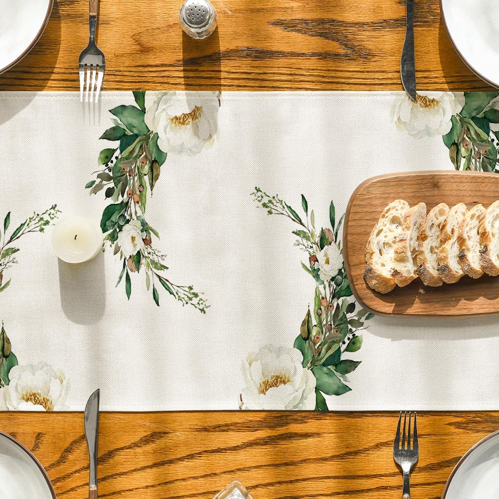 Hexagram Flowers Passover Table Runner