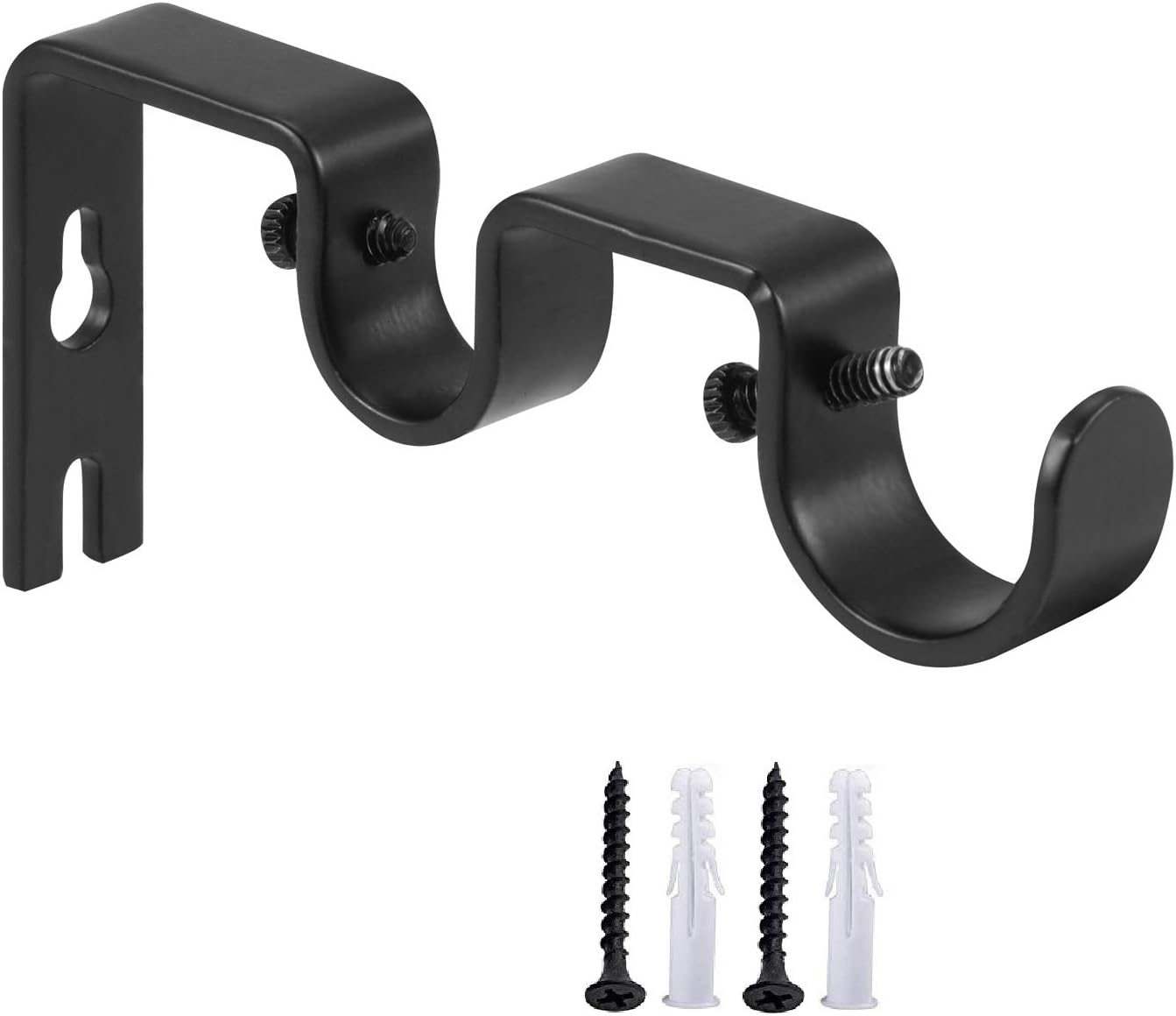 Heavy Duty Double Curtain Rod Brackets