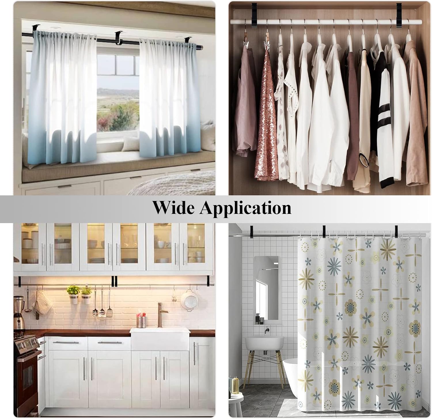 Ceiling Curtain Rod Bracket