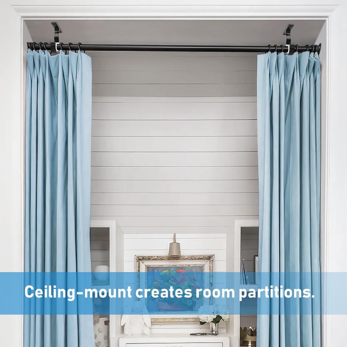 Ceiling Curtain Rod Bracket