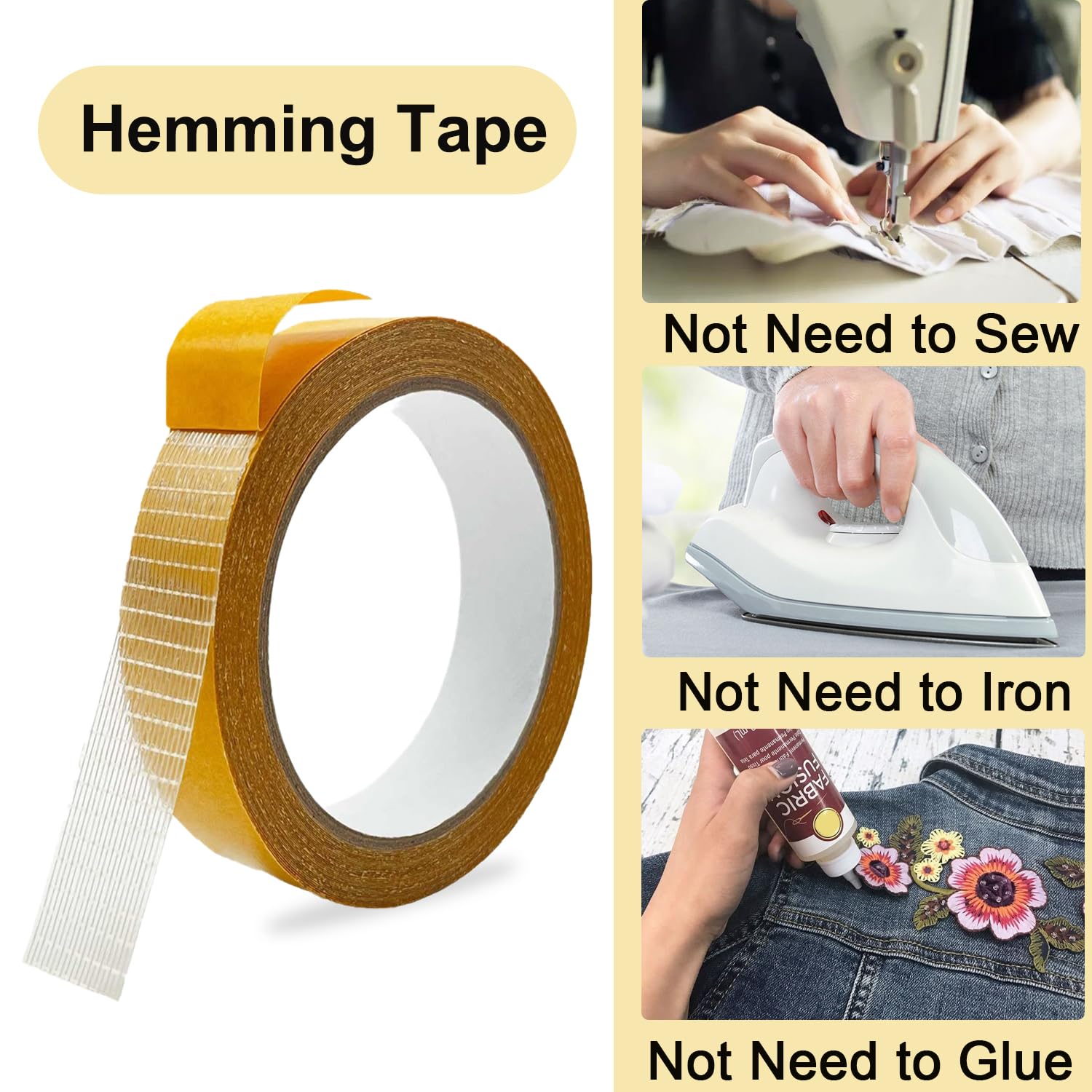 Heavy Duty Double Sided Fabric Tape