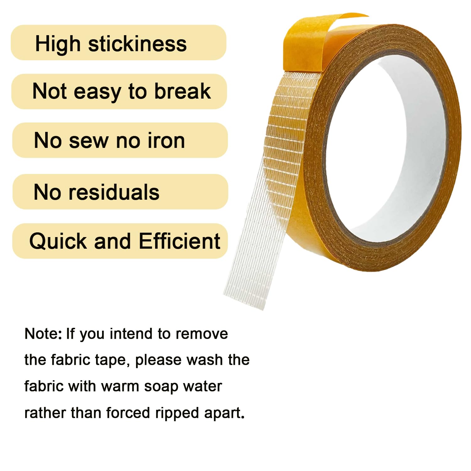 Heavy Duty Double Sided Fabric Tape