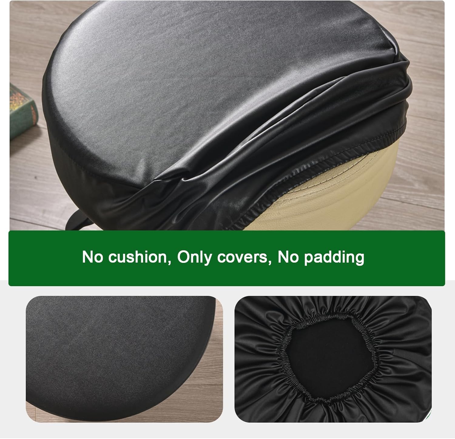 Bar Stool Covers Round Set of 2