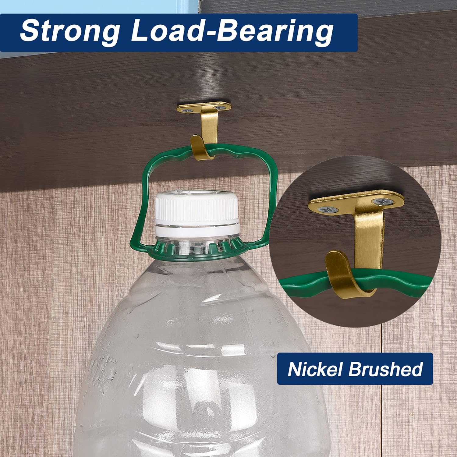 Stainless Steel Screw Mounted Ceiling Hooks