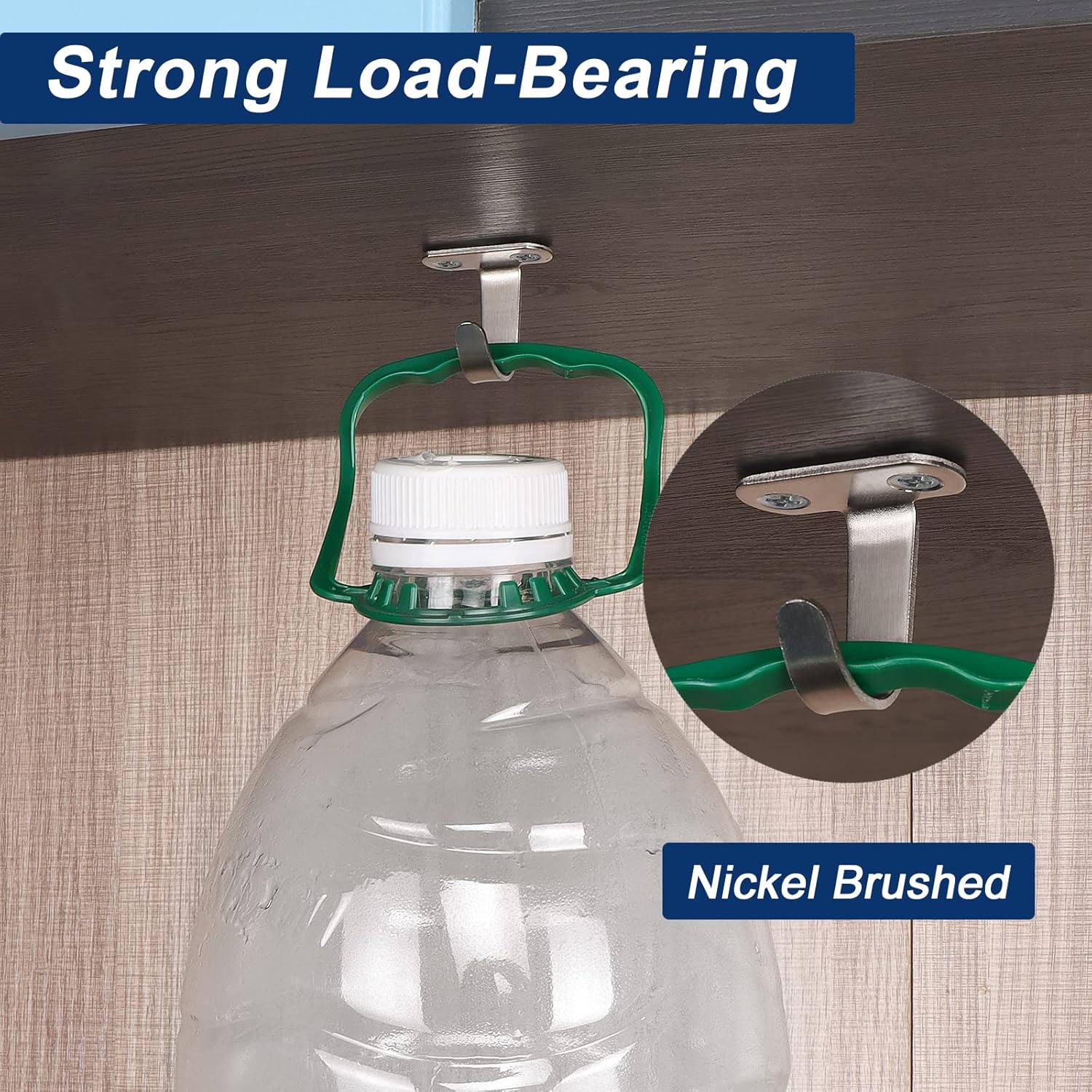 Stainless Steel Screw Mounted Ceiling Hooks