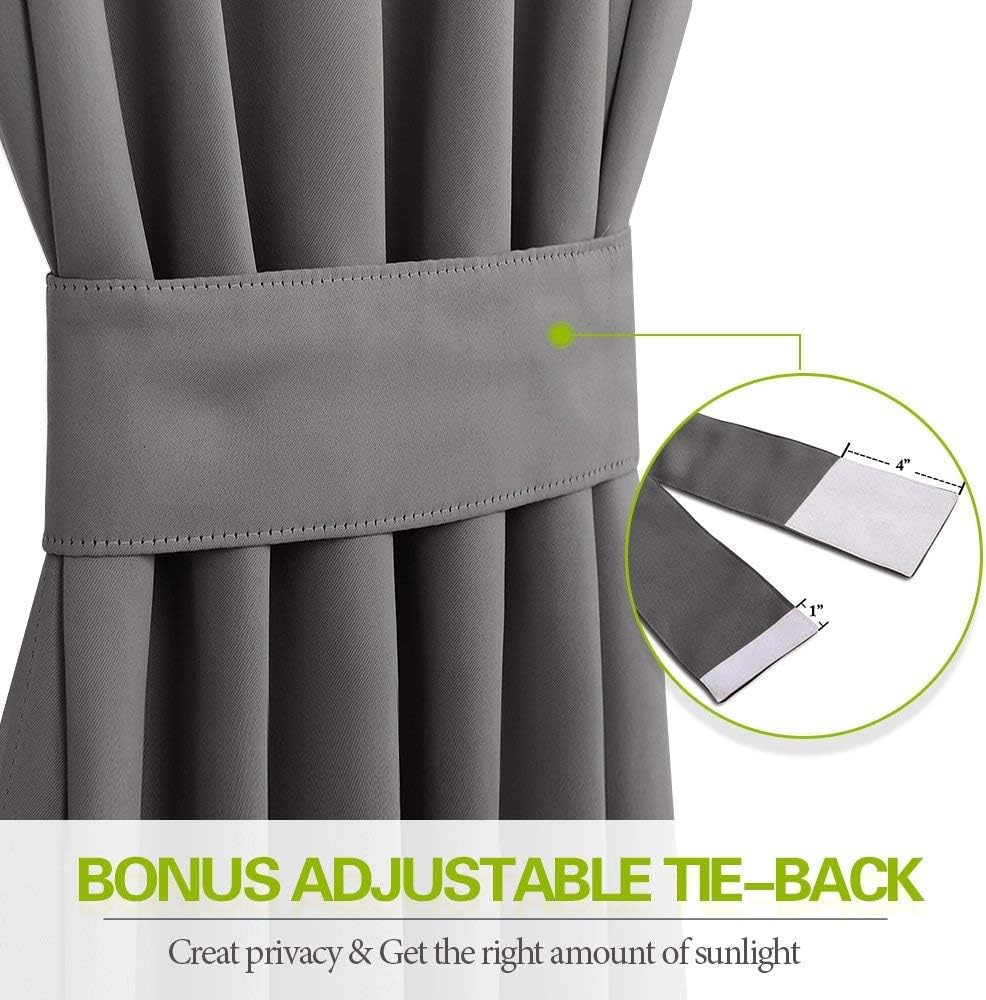 Blackout Door Window Curtains