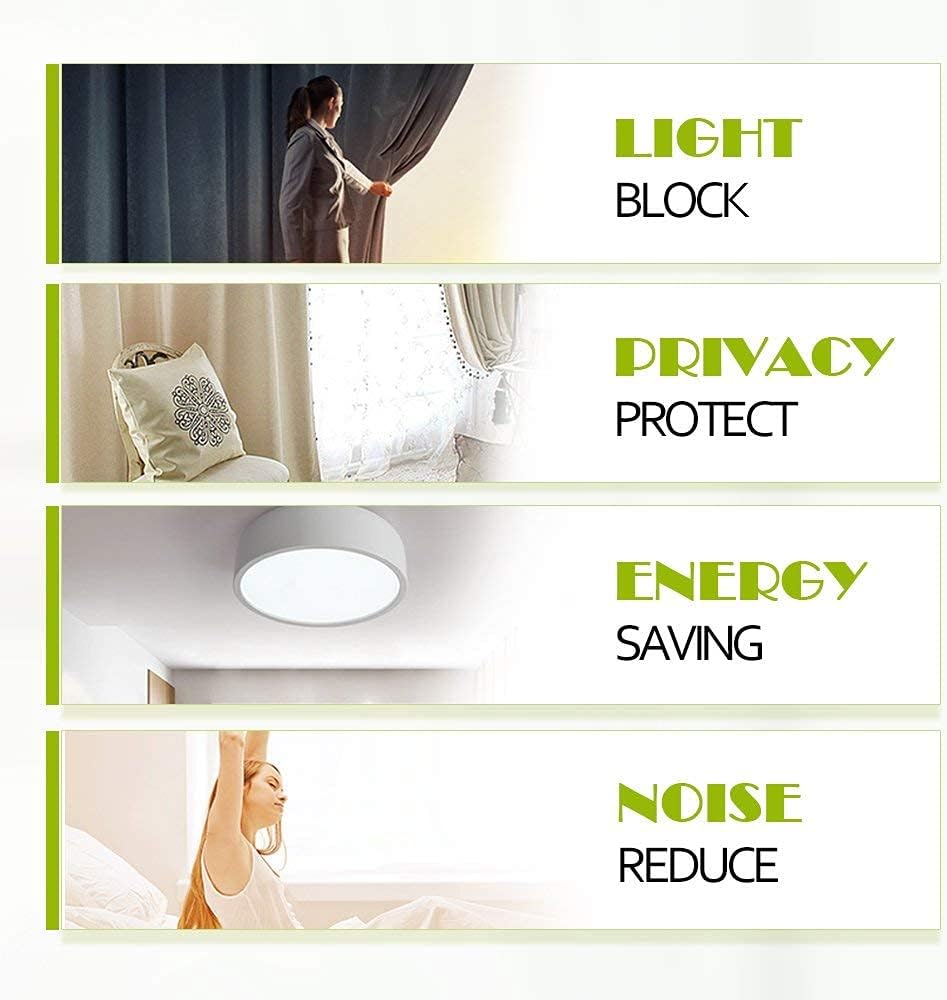 Blackout Door Window Curtains