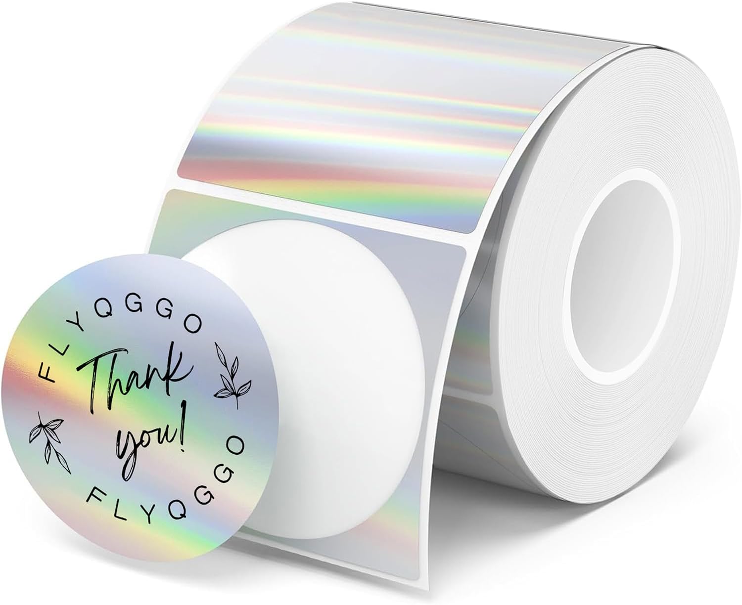 2 inch Round Holographic Thermal Sticker Labels 2 inch Round Holographic Thermal Sticker Labels