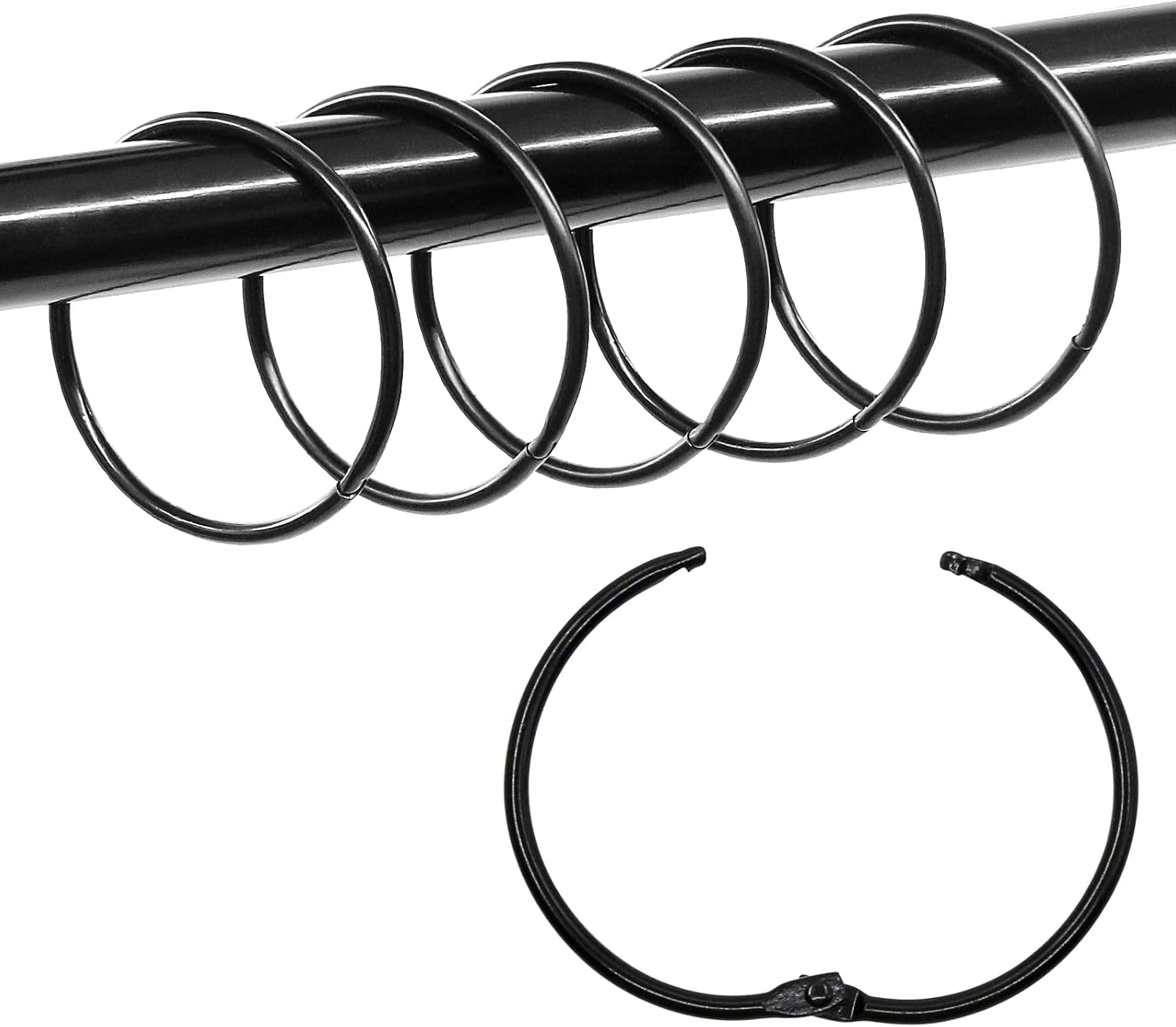 Loose Leaf Binder Book Rings - 36 Pcs 2 Inch Large Metal O Ring Binding Rings for Index Card Loose Leaf Binder Book Rings - 36 Pcs 2 Inch Large Metal O Ring Binding Rings for Index Card