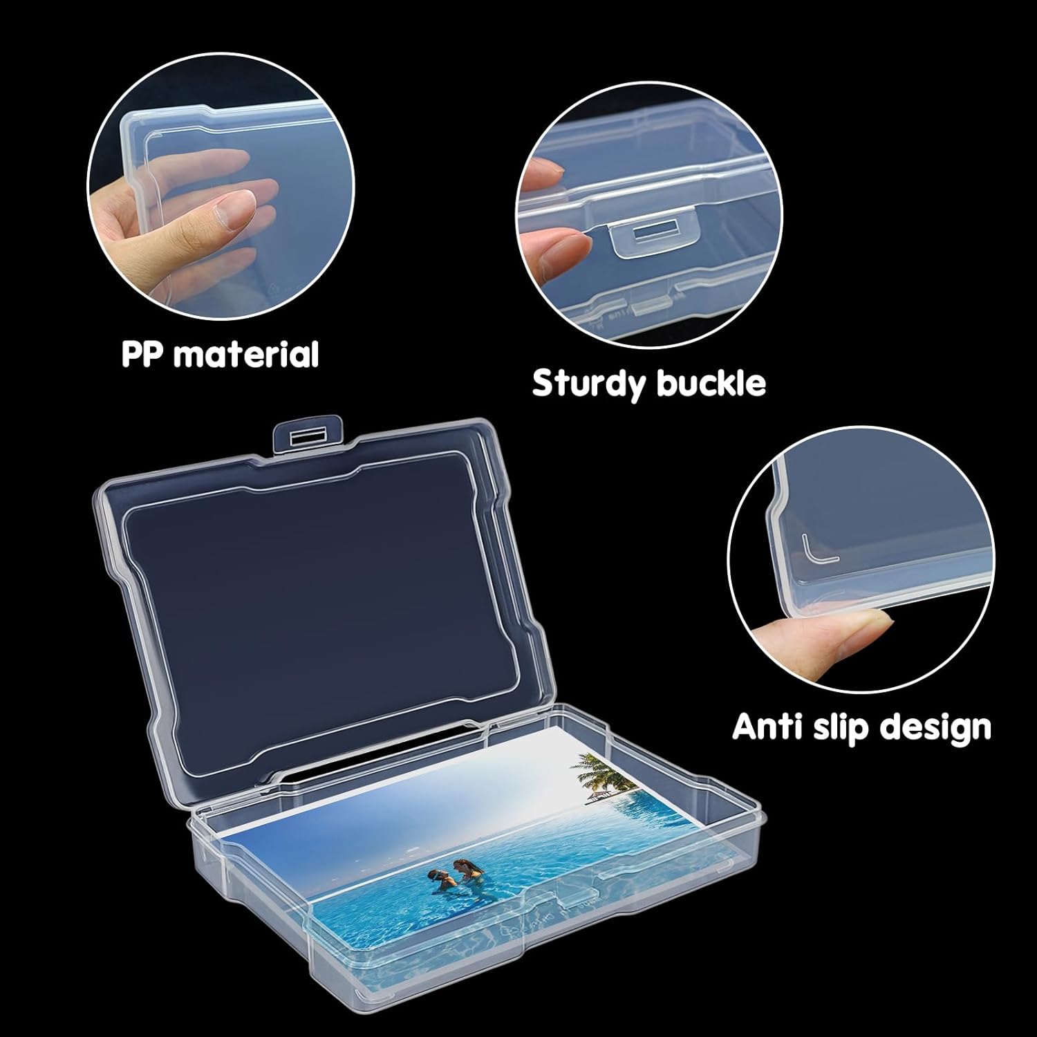 6Pcs Photo Storage Containers
