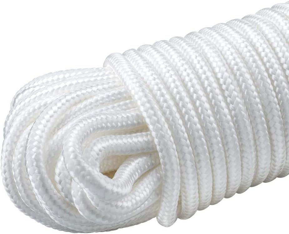 Nylon Rope - 100 Ft White Nylon String