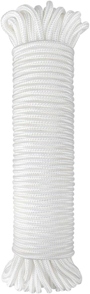 Nylon Rope - 100 Ft White Nylon String