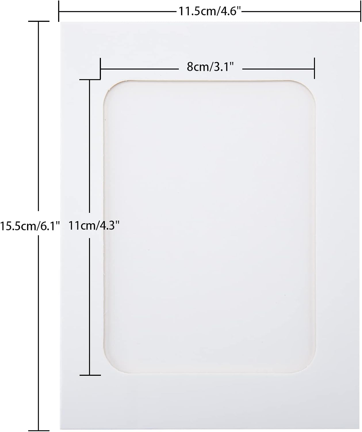 20Pcs Paper Photo Frames