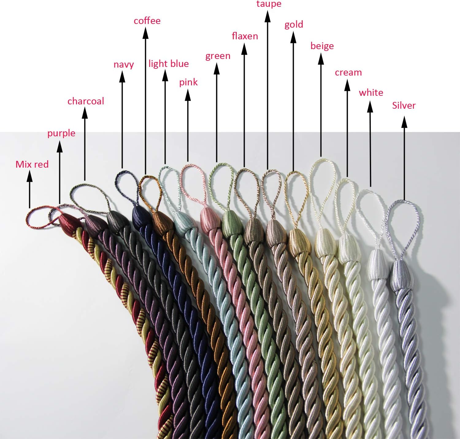 Curtain Ropes Tiebacks Tie-Backs