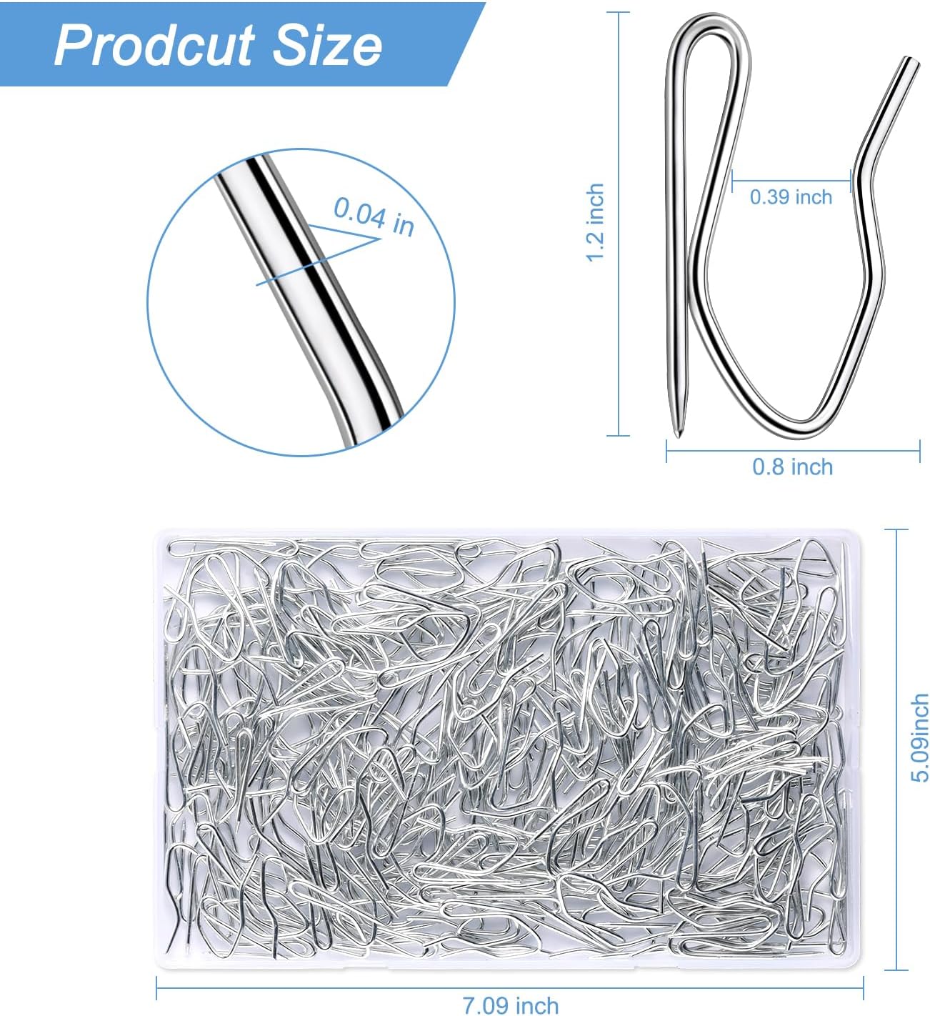 Metal Curtain Hooks