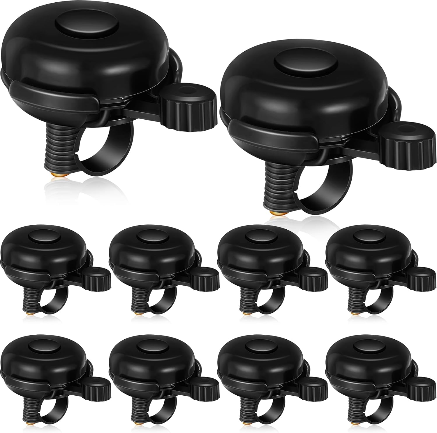 15 Pcs Classic Bike Bell Aluminum Bicycle Bell Loud Crisp Clear Sound Bike Accessories Easy Installation for Adults Kids Girls Boys 15 Pcs Classic Bike Bell Aluminum Bicycle Bell Loud Crisp Clear Sound Bike Accessories Easy Installation for Adults Kids Girls Boys