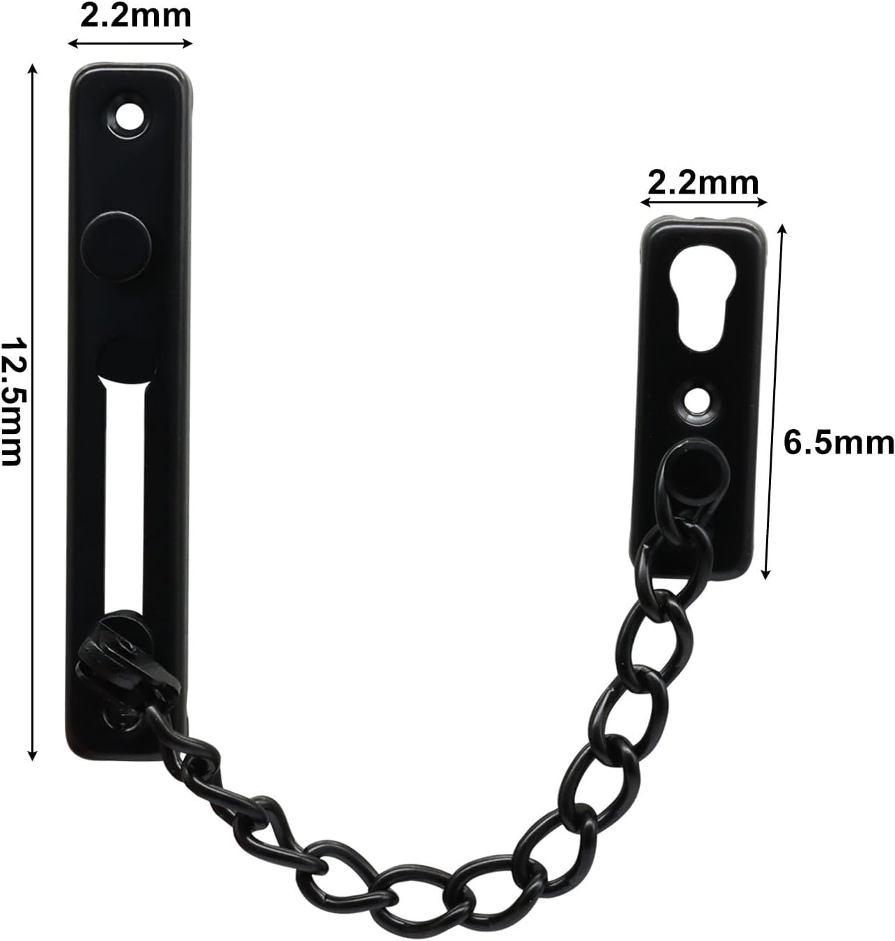 Heavy Duty Door Chain Lock with Mounting Screws