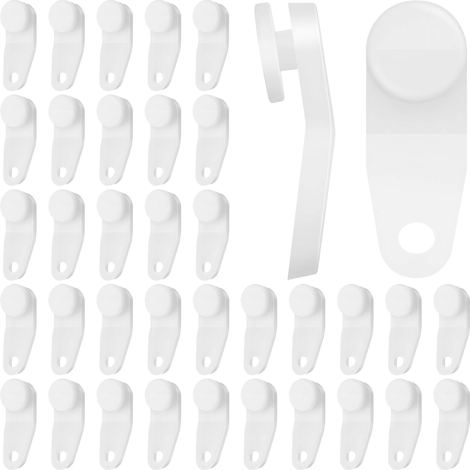 100 Pieces Traverse Rod Slides Curtain Replacement White Plastic Snap in Traversing Slides Track Glider Window Door Shower Curtain Accessories 100 Pieces Traverse Rod Slides Curtain Replacement White Plastic Snap in Traversing Slides Track Glider Window Door Shower Curtain Accessories