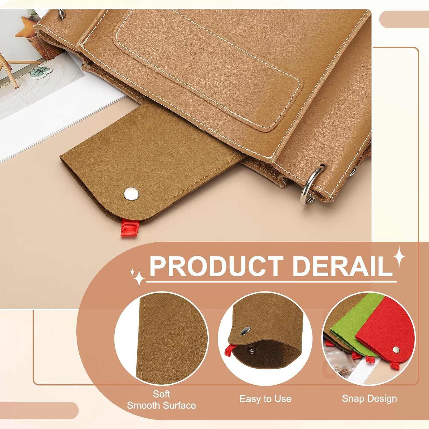 Portable Felt Glasses Case