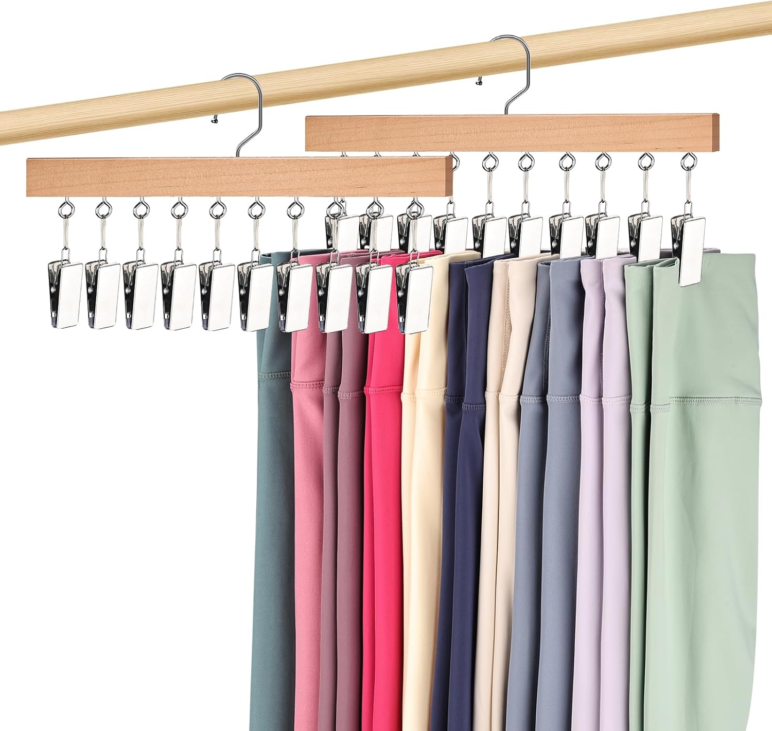 2 Pack Legging Hangers for Closet