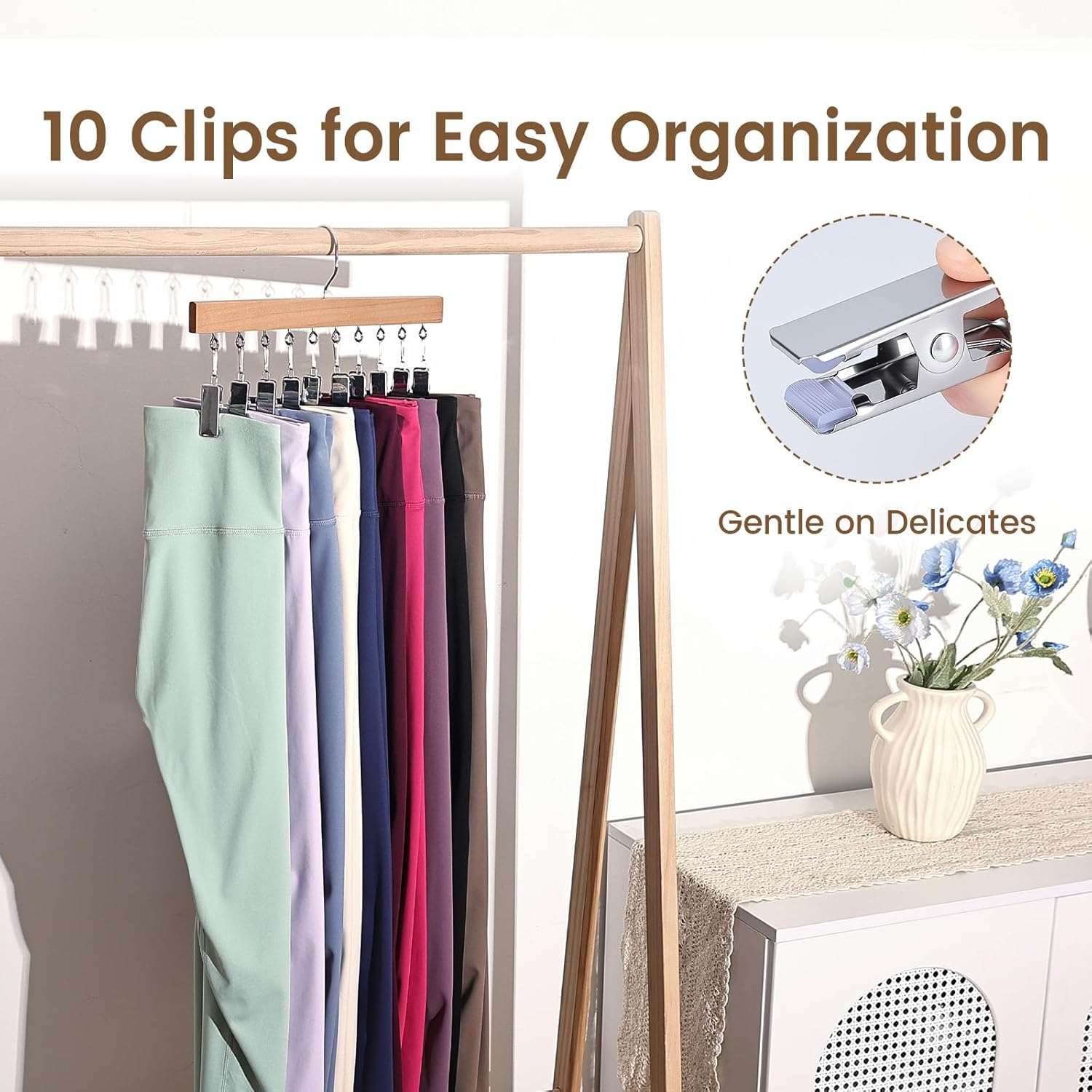 2 Pack Legging Hangers for Closet