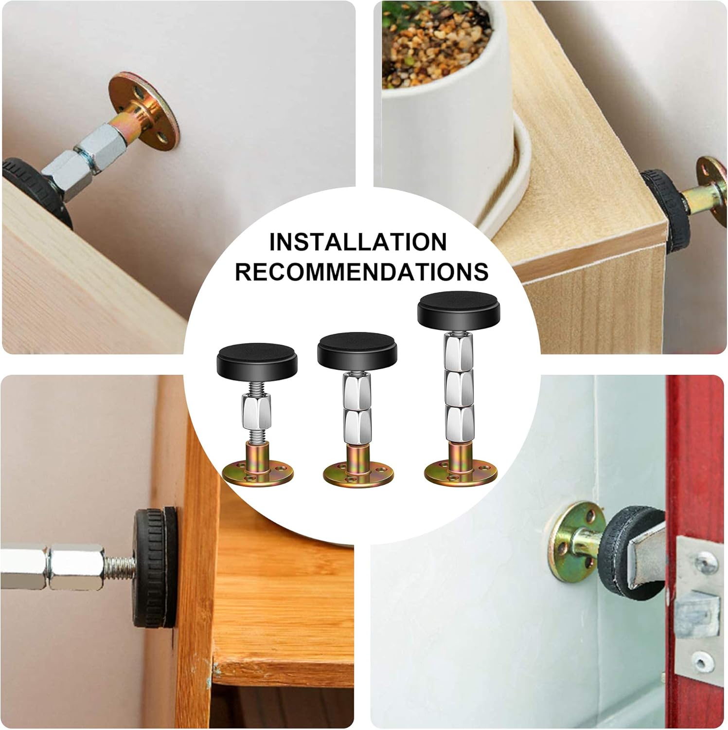 Adjustable Threaded Bed Frame Anti-Shake Tool