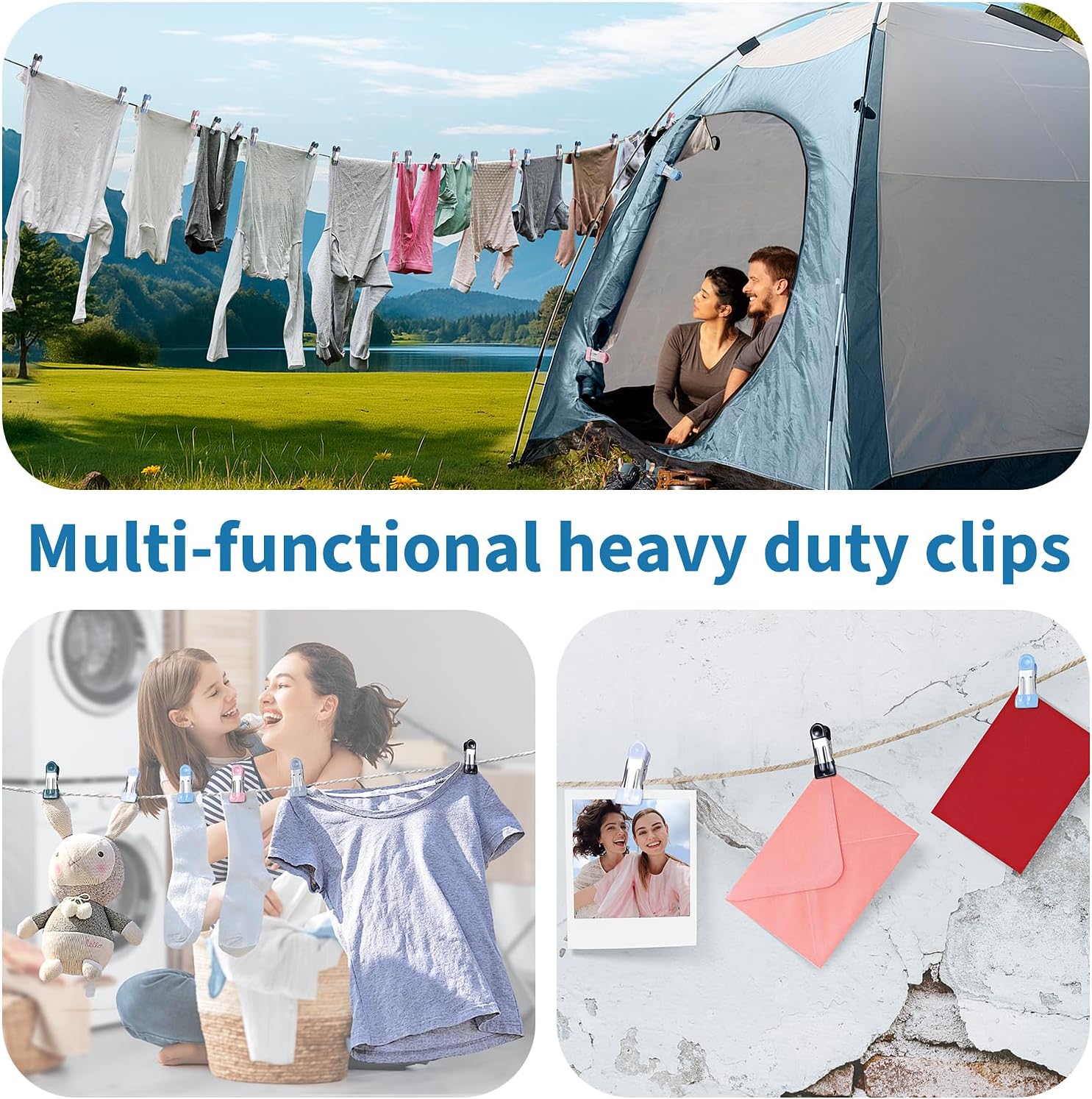 Clothes Pins Heavy Duty Out Door 30 Pack