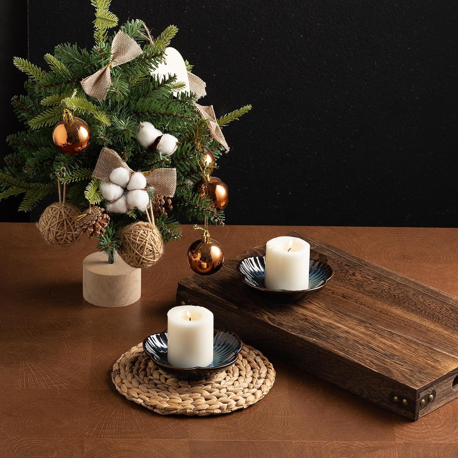 Ceramic Pillar Candle Holder