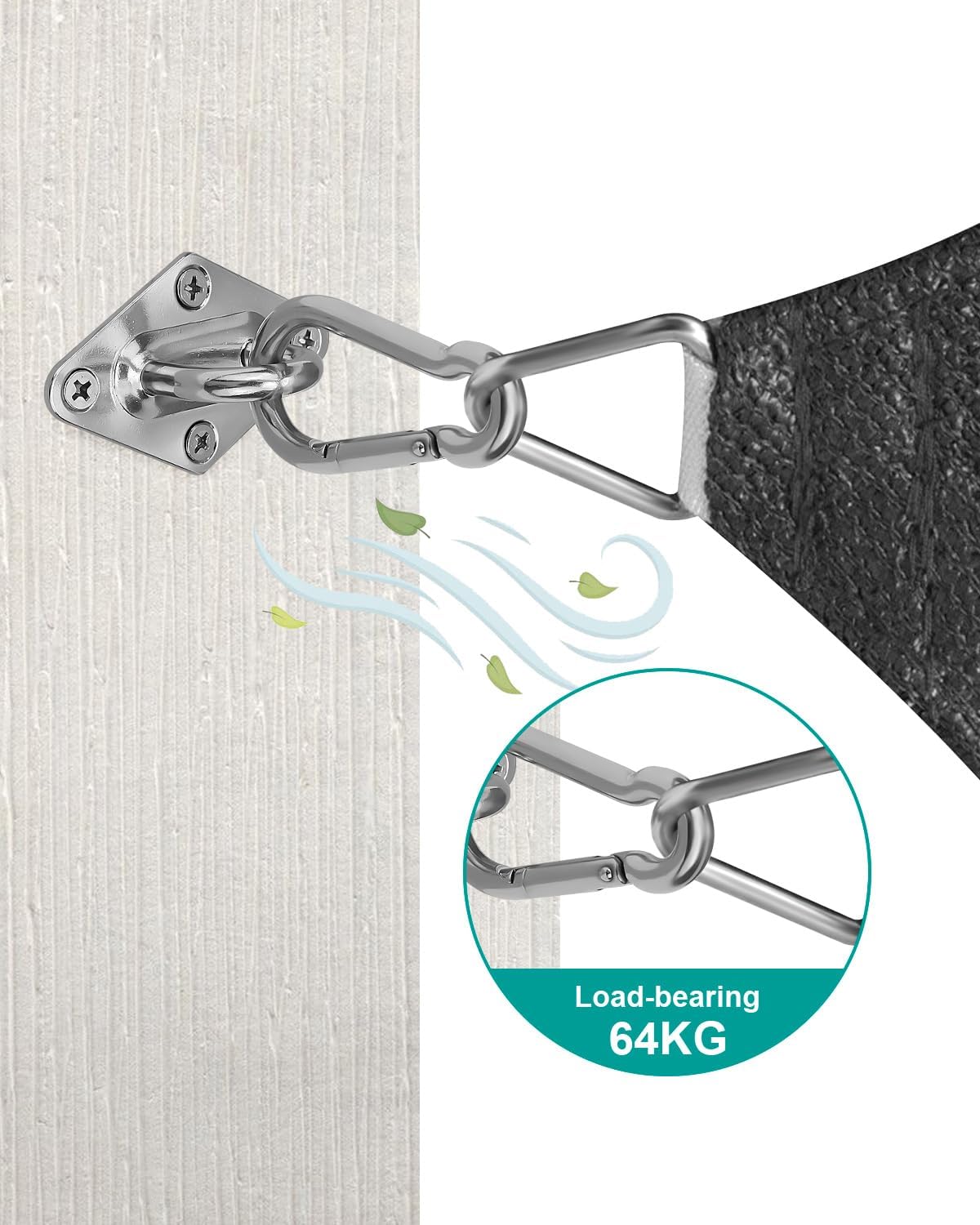 Sun Shade Sail Hardware Kit