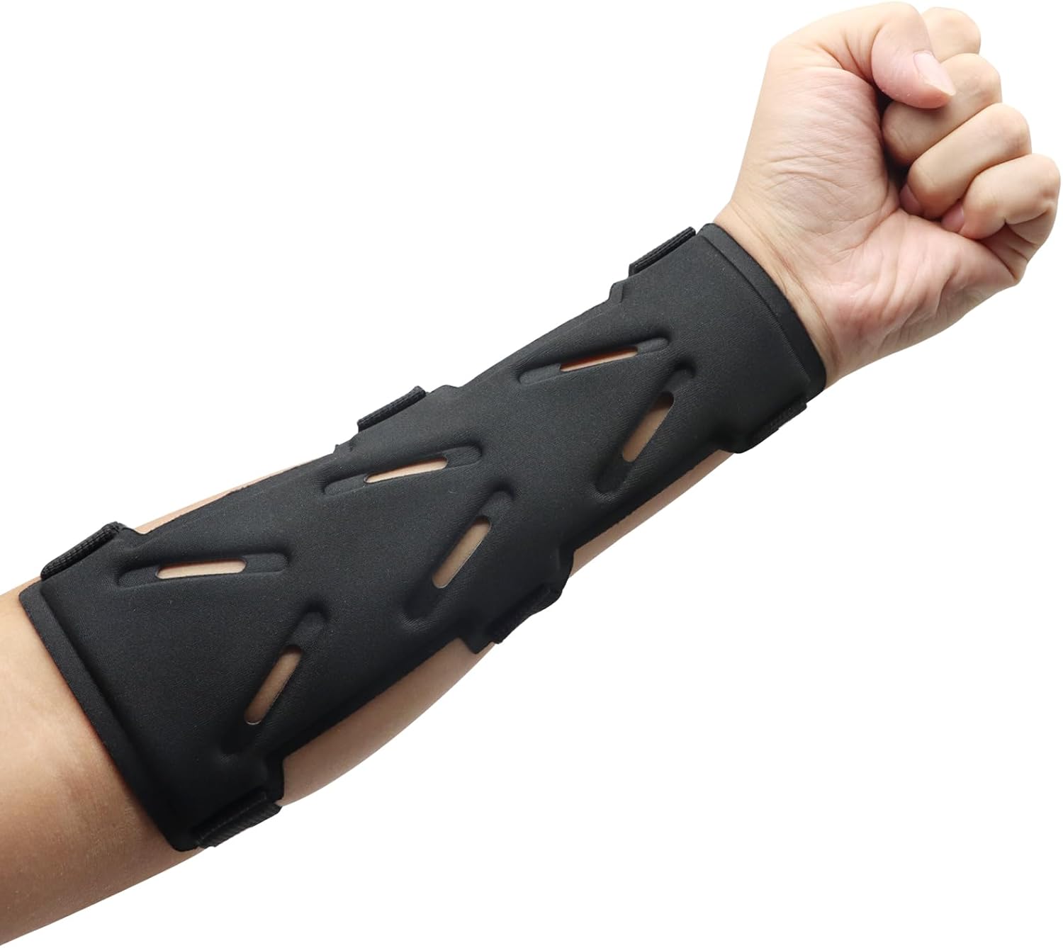 Archery Arm Guards - 1 Piece - Black - Adjustable - Wrist & Forearm Protection - Unisex - Suitable for Teens & Adults Archery Arm Guards - 1 Piece - Black - Adjustable - Wrist & Forearm Protection - Unisex - Suitable for Teens & Adults