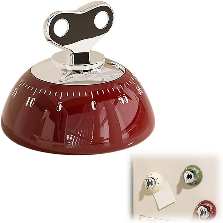 Magnetic Digital Kitchen Timer Red Countdown Timer Up to 60 Minutes Ideal for Cooking Office Tasks and Studying Magnetic Digital Kitchen Timer Red Countdown Timer Up to 60 Minutes Ideal for Cooking Office Tasks and Studying