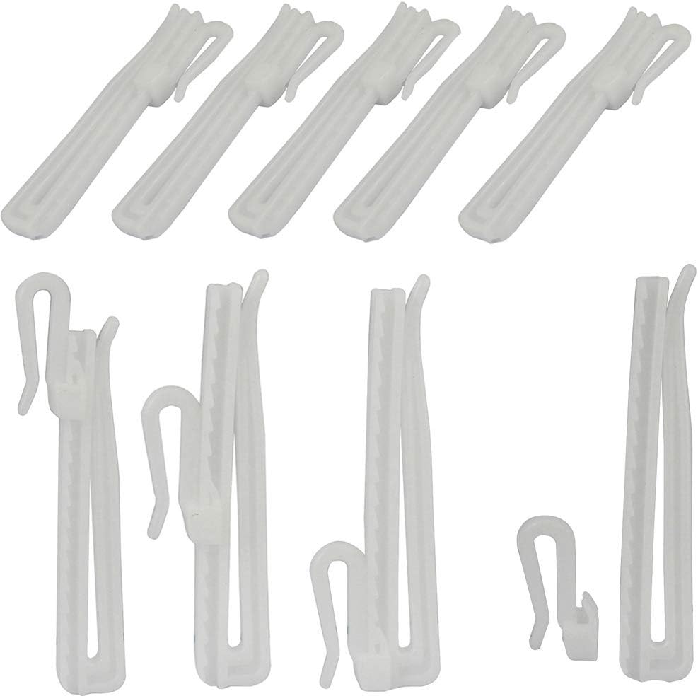 30 Pack 85mm White Curtain Hooks Window Decoration Accessories 30 Pack 85mm White Curtain Hooks Window Decoration Accessories