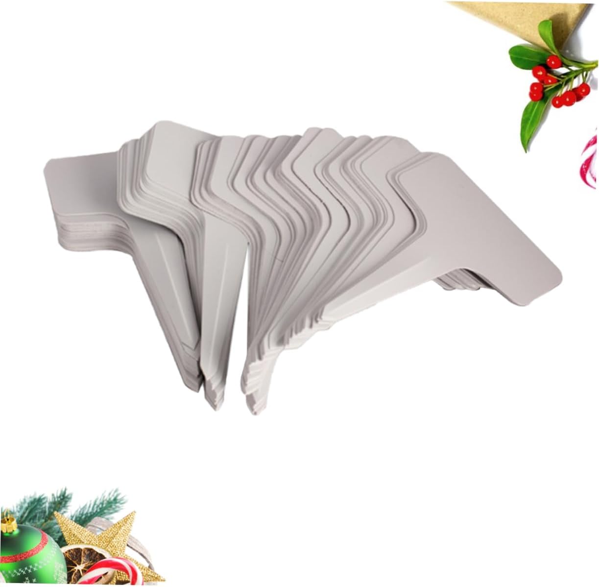 100 Pack 6cm x 10cm White Plant Labels Outdoor Weatherproof Garden Tags for Plant Identification and Labeling 100 Pack 6cm x 10cm White Plant Labels Outdoor Weatherproof Garden Tags for Plant Identification and Labeling