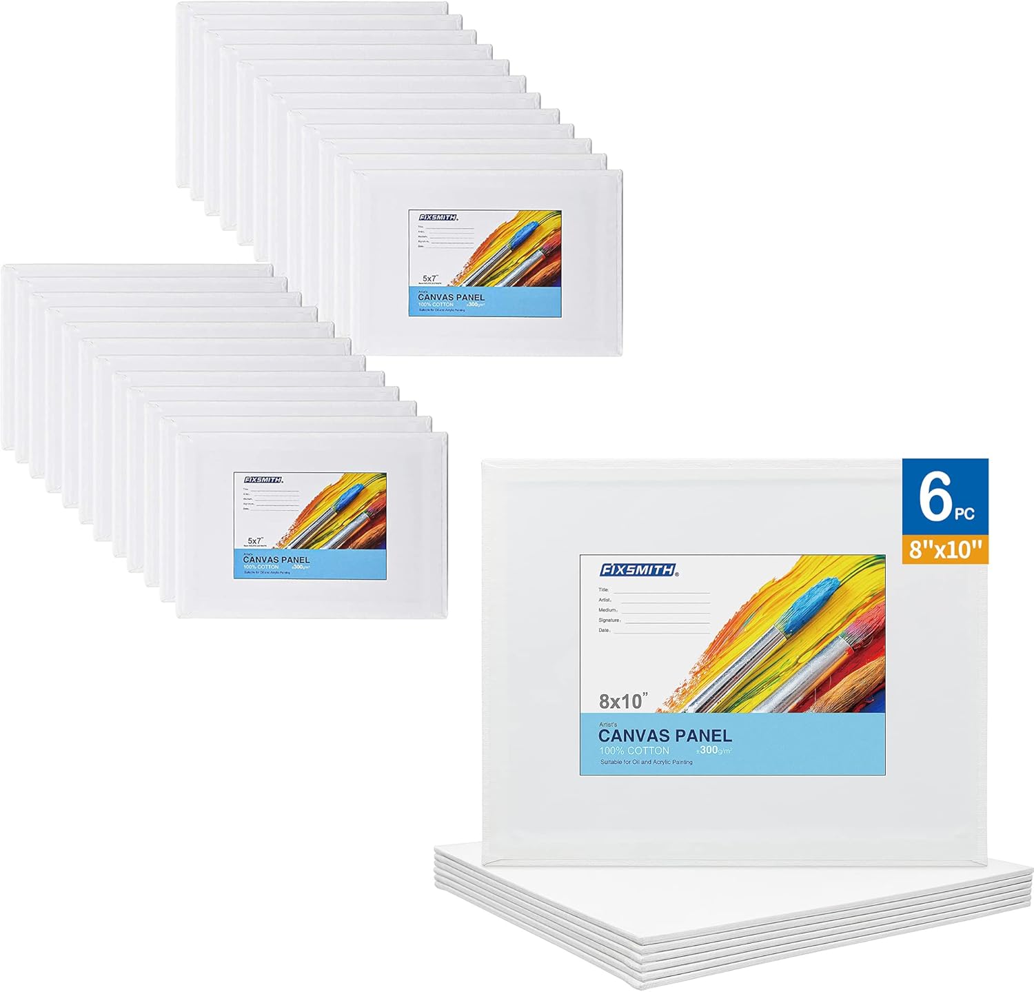 Painting Canvas Panel Boards - 5x7 Inch Art Canvas Painting Canvas Panel Boards - 5x7 Inch Art Canvas