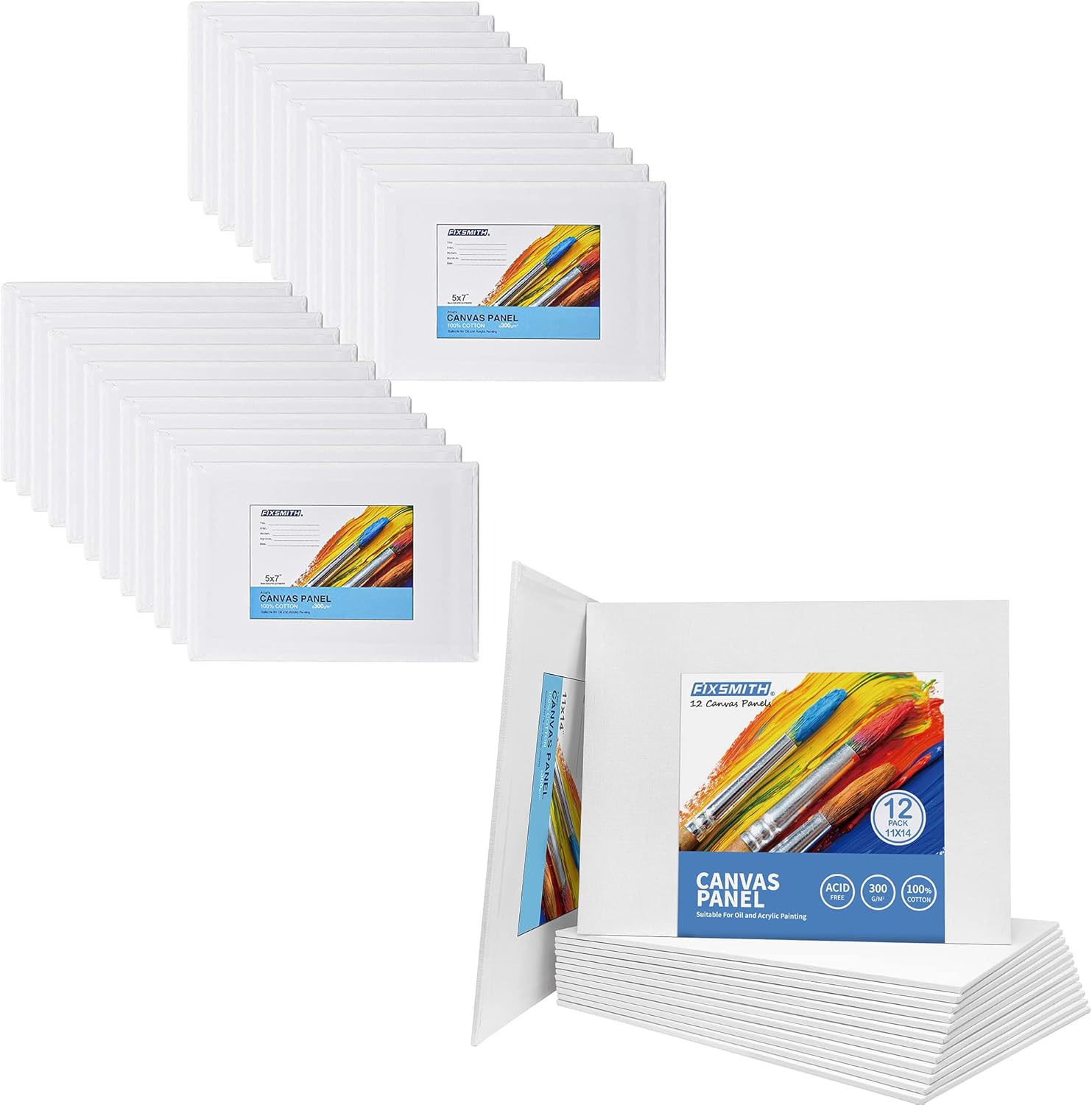 Painting Canvas Panel Boards - 5x7 Inch Art Canvas