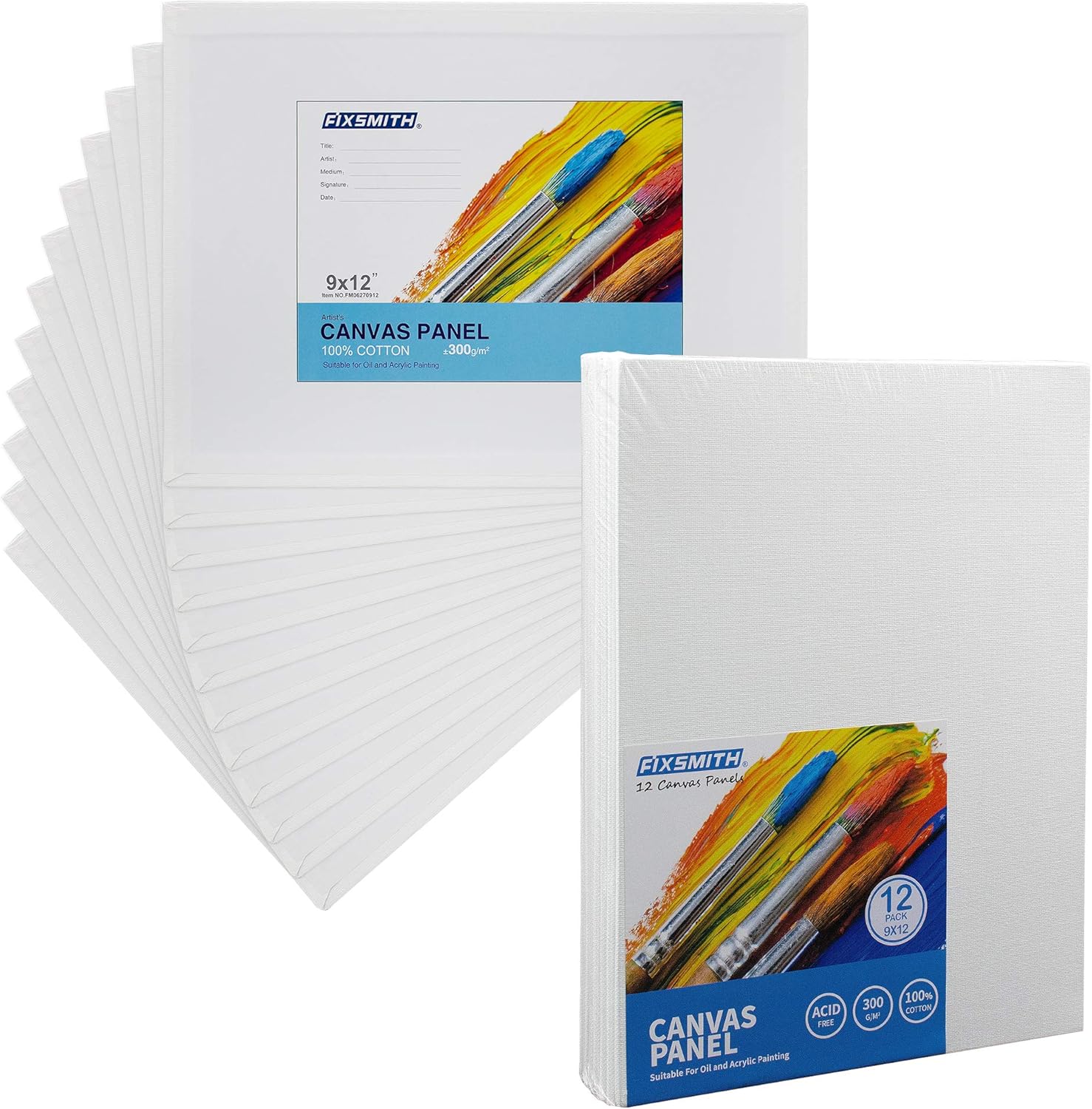 Painting Canvas Panel Boards - 5x7 Inch Art Canvas
