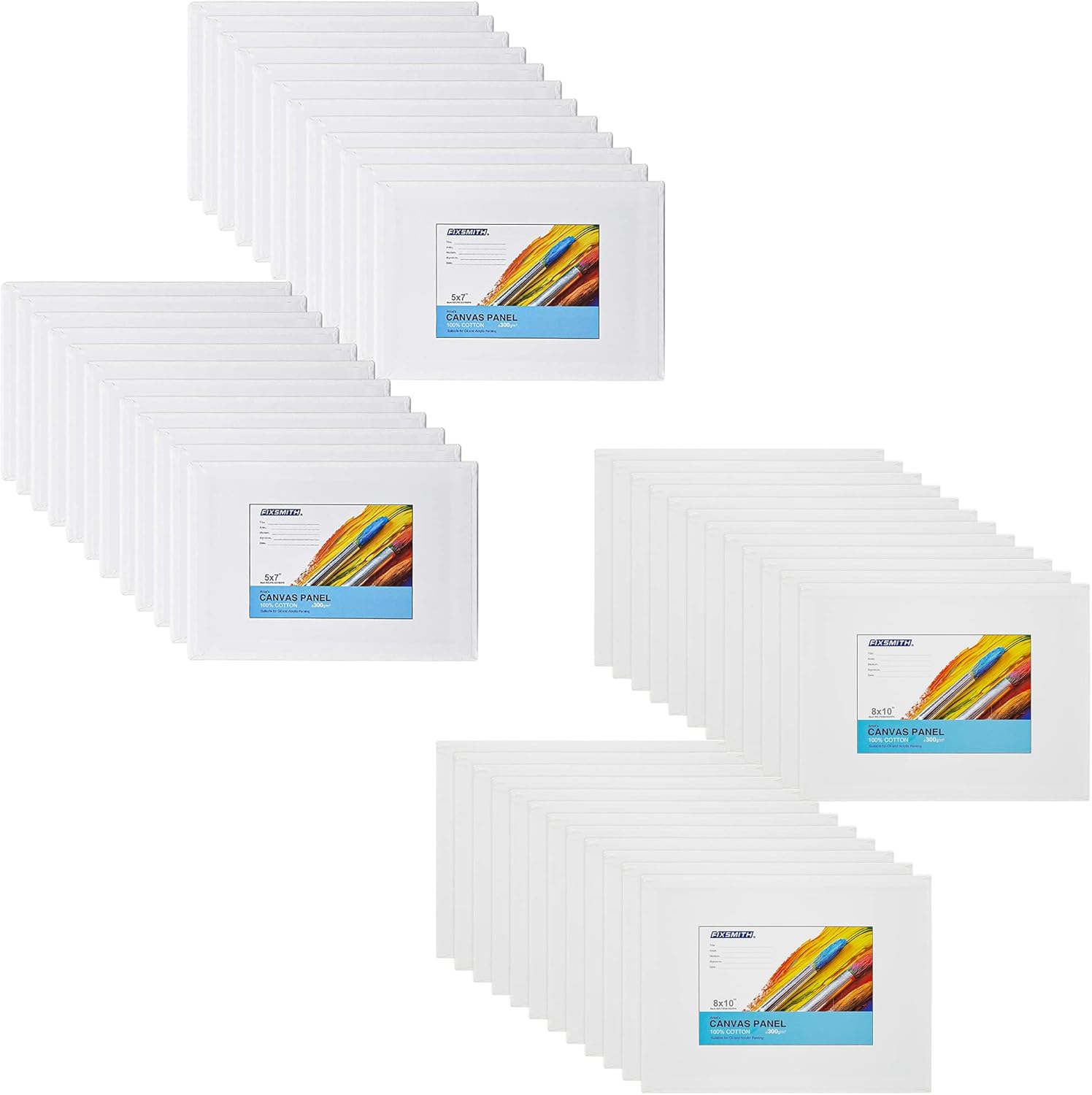 Painting Canvas Panel Boards - 5x7 Inch Art Canvas