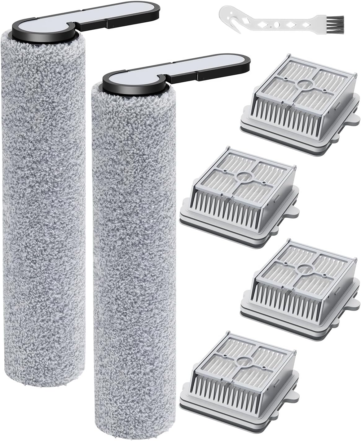 F25 Brush Roll and HEPA Filter Replacement Kit Accessories Compatible with Roborock F25/F25 ACE/F25 ALT/F25 LT/F25 RT/F25 ACE/F25 GT/F25 Ultra Cordless Wet Dry Vacuum Cleaner