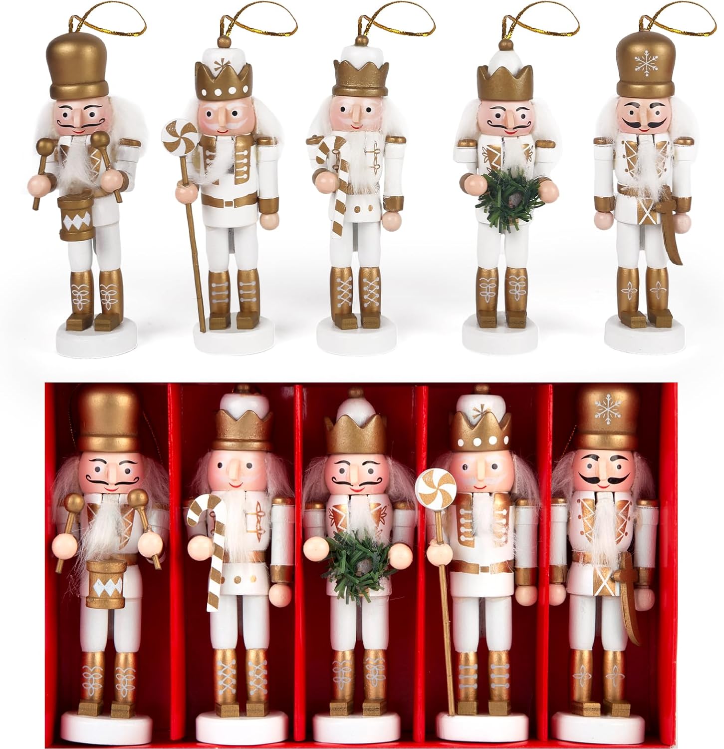 5PCS Nutcracker Christmas Decor 5PCS Nutcracker Christmas Decor